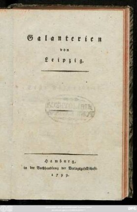 Galanterien von Leipzig