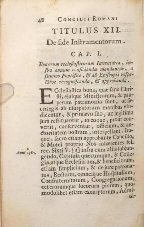 Titulus XII. De fide Instrumentorum.