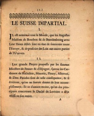 Le Suisse impartial