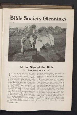 At the sign of the bible