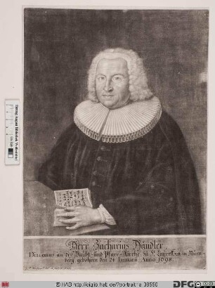 Bildnis Zacharias Händler