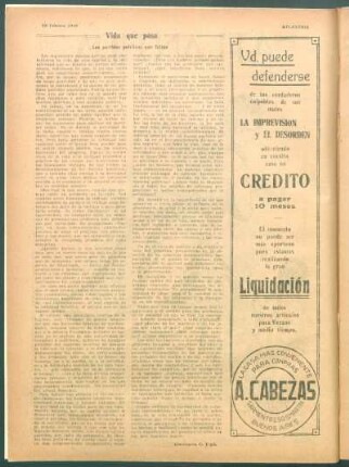 Vida que pasa : Los partidos políticos que faltan
