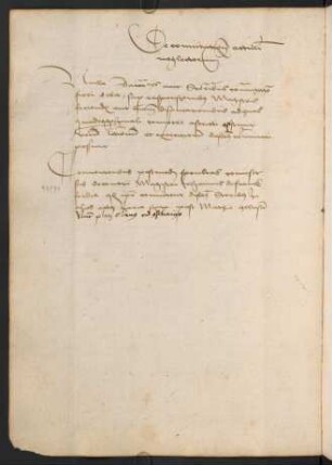 De comutation[e] [commutatione] actuu[m] neglectorum. "Sub decanatu Magistri Johannis de franckfordia [...]" [Dekan Johannes Gouch aus Frankfurt, Wintersemester 1490/1491].