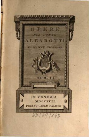 Opere Del Conte Algarotti. 2, Dialoghi Sopra L'Ottica Neutoniana
