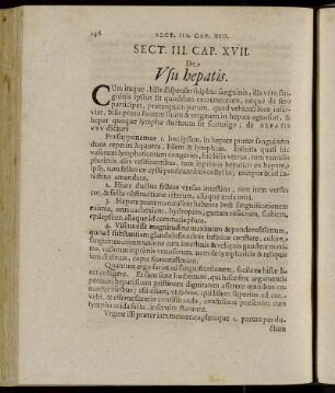 Cap. XVII. De Usu hepatis. - Cap. XXII. De Renibus succenturiatis.