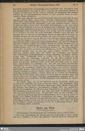Briefe aus Wien