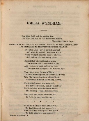 Emilia Wyndham : in 2 vols.. 1