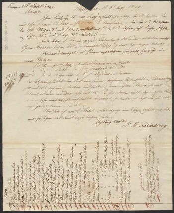 Brief an B. Schott's Söhne : 06.08.1829