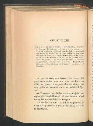 Chapitre XIII