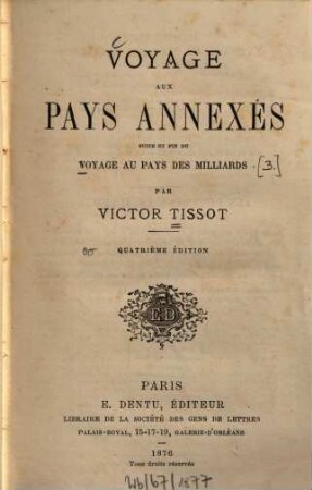 Voyage au pays des milliards, [3]. Voyage aux pays annexés