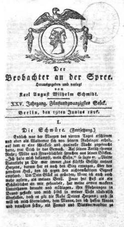 25. Stueck, 19. Juni 1826