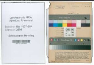 Entnazifizierung Henning Schlottmann , geb. 17.03.1914 (Assessor)