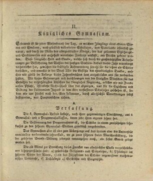 Jahres-Bericht über die Königlichen Studienanstalten zu Bamberg, 1819/20