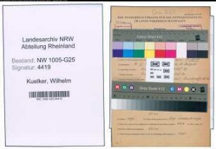 Entnazifizierung Wilhelm Kuelker , geb. 19.03.1905 (Kaufmann)