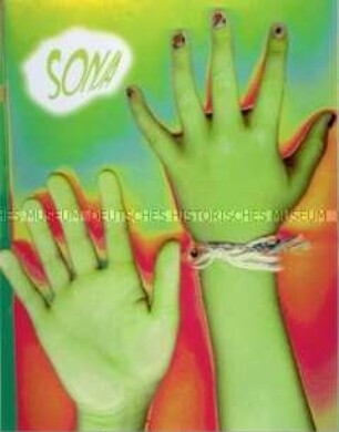 Fotoeffekt, zwei Hände mit dem Schriftzug: Sonja (Prämiertes Foto D)
