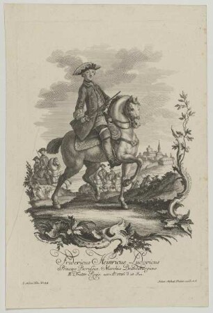 Bildnis des Fridericus Henricus Ludovicus, Princeps Borussia