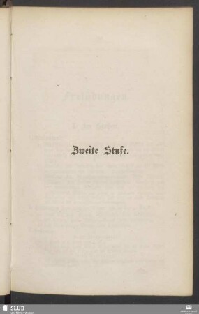 Zweite Stufe