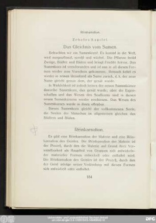 Das Gleichnis vom Samen.