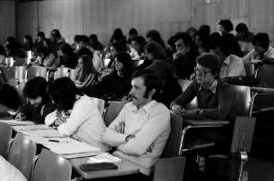 Freiburg; Littenweiler: Pädagogische Hochschule; großer Hörsaal, Studenten