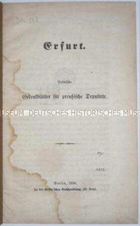 Kritische Schrift in der Diskussion um die Schaffung eines kleindeutschen Reiches unter preußischer Führung