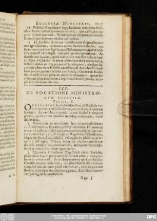 XXV. De Vocatione Ministrorum Ecclesiae.
