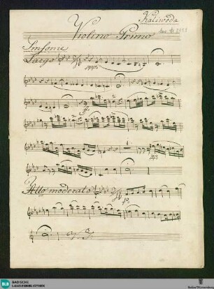 Symphonies - Don Mus.Ms. 2859 : orch; f; StrK 7