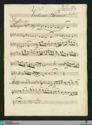 Symphonies - Don Mus.Ms. 2859 : orch; f; StrK 7