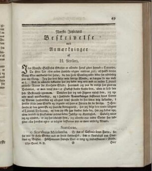 Norske Insecters Beskrivelse med Anmaerkninger ...