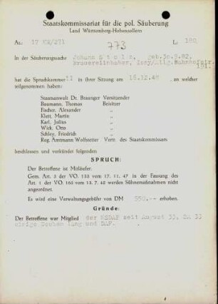 Stolz, Johann