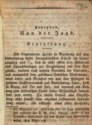 Xenophon's von Athen Werke, 12 : Abth. 3. Von der Jagd. Briefe