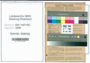 Entnazifizierung Matthias Schmitz , geb. 13.06.1911 (Friseur)