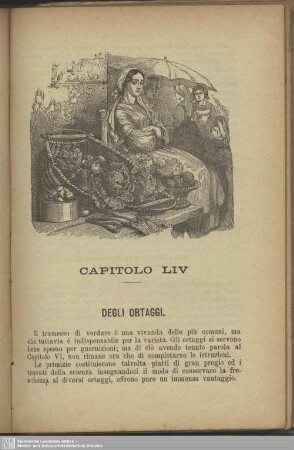 Capitolo LIV. Degli ortaggi
