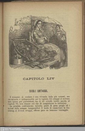 Capitolo LIV. Degli ortaggi