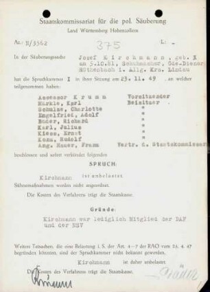 Kirchmann, Josef