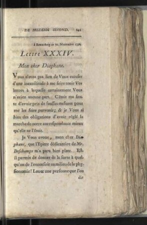 Lettre XXXIV.