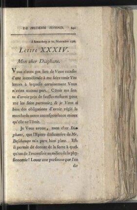 Lettre XXXIV.