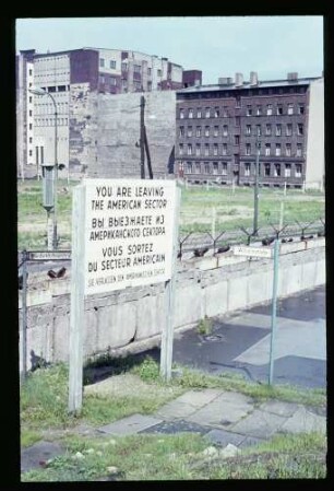 Grenze Wilhelmstr. 3.6.62.