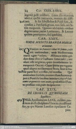 Cap. XXIIX. Unde Mediterranea Maria oriuntur