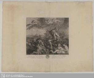 „Quos ego“ – Neptun, die Wogen beschwichtigend