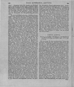 Krug von Nidda, F. [A.Z.]: Erzählungen und Romanzen. Leipzig: Lauffer 1821