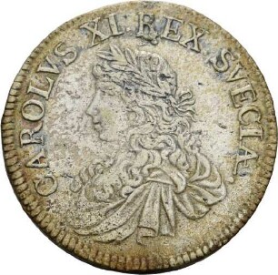 2 Mark des Königs Karl XI. von Schweden, 1667