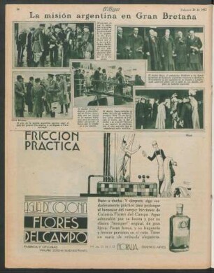 La misión argentina en Gran Bretaña
