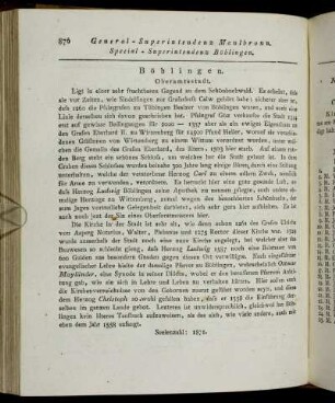 Special-Superintendenz Böblingen.