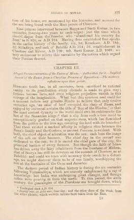 Chapter III. Alleged Persian extraction of the Ranas of Méwar ...