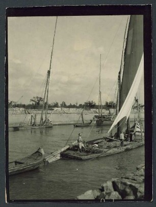 Blick auf den Nil von der Barrage bei Assouan aus