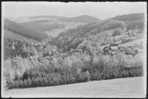 Kipsdorf. Blick auf Kipsdorf-Bärenfels