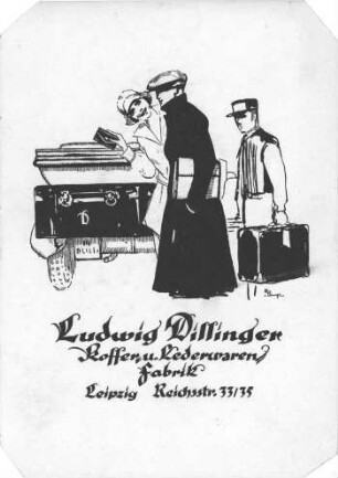 Ludwig Dillinger: Koffer u. Lederwaren Fabrik