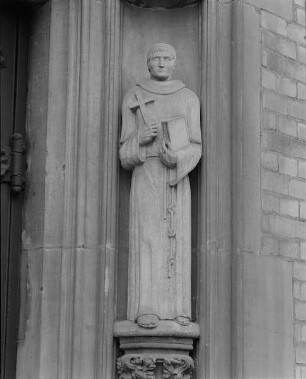 Säulenfigur Heiliger Franziskus