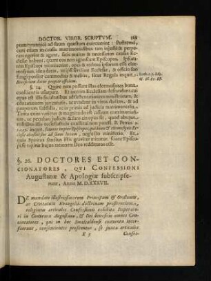 329-312, Doctores Et Concionatores, Qui Confessioni ...