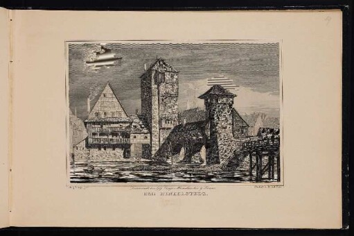 Der Henkersteg. - Henkersteg, Nürnberg; Henkerturm, Nürnberg; Wasserturm, Nürnberg